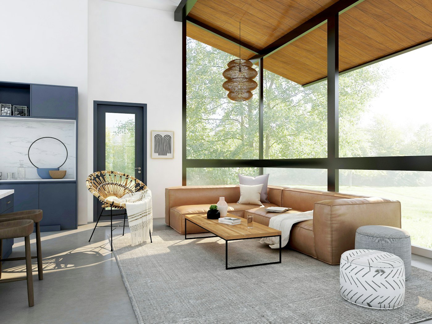 UK architectural visualisation showing professional CGI rendering quality